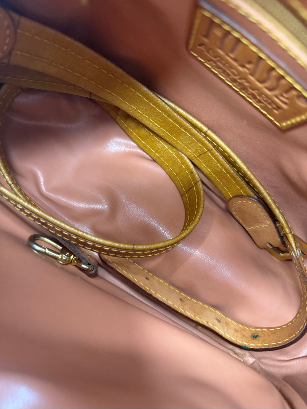 Alviero Martini 1ª Classe Geo Map Vintage Crossbody Satchel Italy - Picture 5 of 14